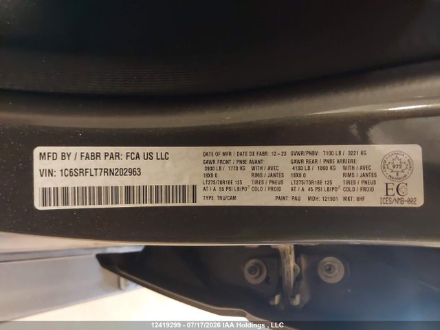 RAM 1500 Rebel 2024 1C6SRFLT7RN202963 Image 9