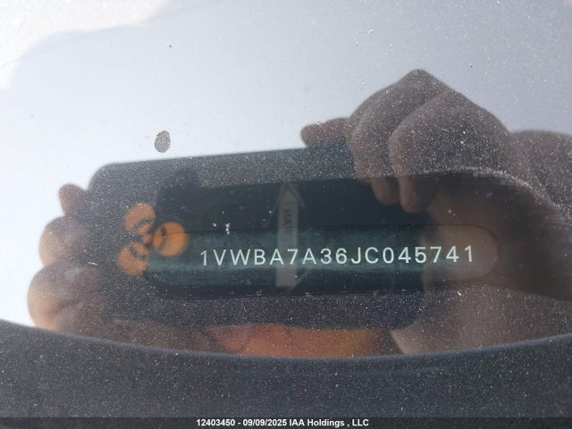 1VWBA7A36JC045741 Volkswagen tsi
