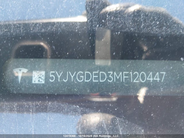 5YJYGDED3MF120447 Tesla Model Y