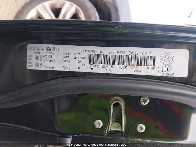 RAM 1500 2016 1C6RR7MT1GS129140 Image 9