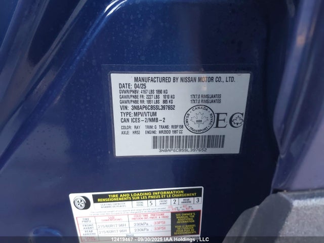 Nissan 2025 2025 3N8AP6CB5SL397652 Image 9