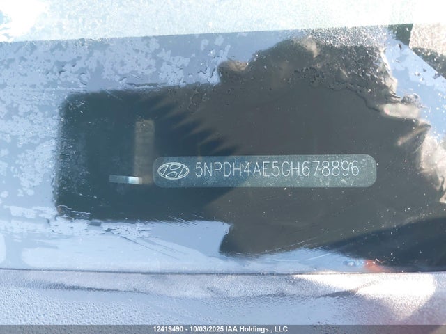 Hyundai dohc mpi nu 2016 5NPDH4AE5GH678896 Image 20