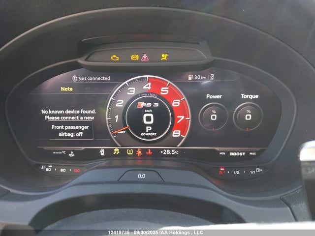 WUABWGFFXJ1900382 Audi 2.5t