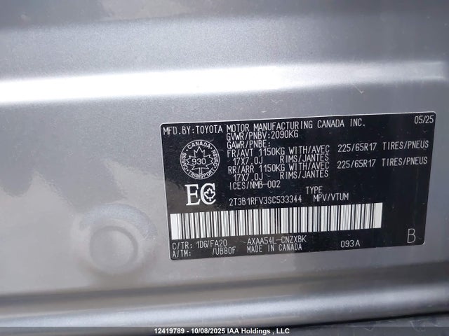 Toyota RAV4 2025 2T3B1RFV3SC533344 Image 32