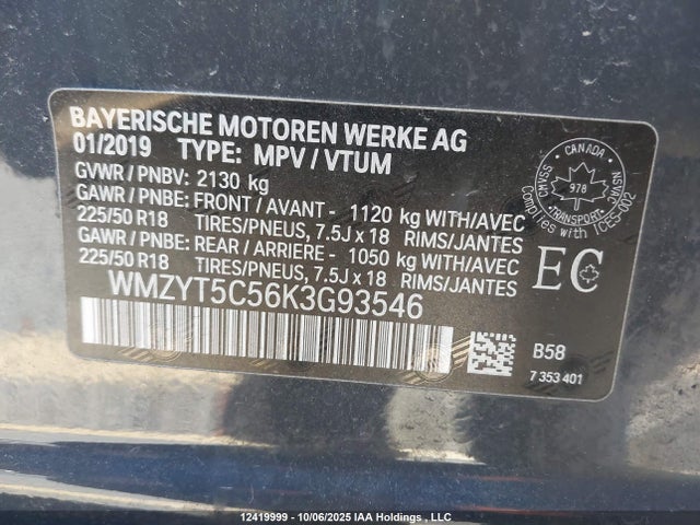 WMZYT5C56K3G93546 Mini 2019