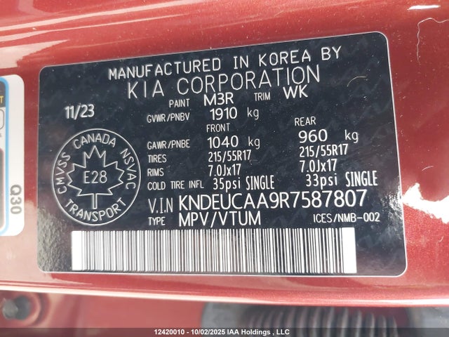 KIA nu mpi 2024 KNDEUCAA9R7587807 Image 9