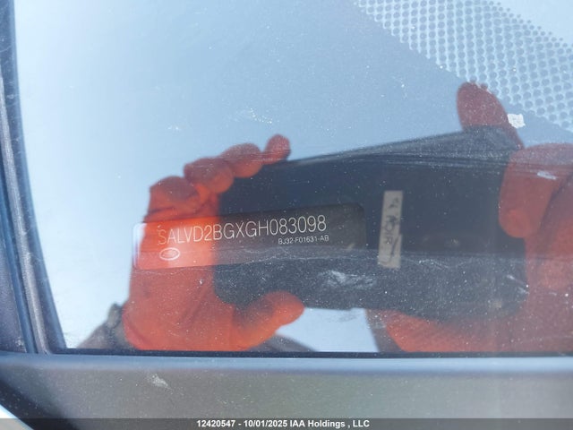 SALVD2BGXGH083098 Land Rover gtdi lev3 sulev30
