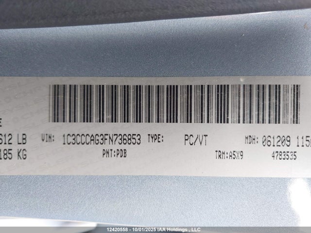 1C3CCCAG3FN736853 Chrysler 2015