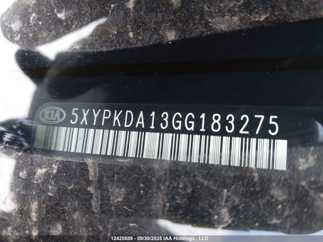 5XYPKDA13GG183275 KIA dohc t-gdi theta ii