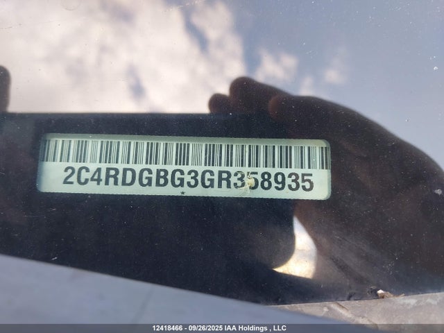 Dodge 2016 2016 2C4RDGBG3GR358935 Image 19