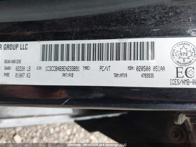 Chrysler 2014 2014 1C3CCBAB9EN233891 Image 18