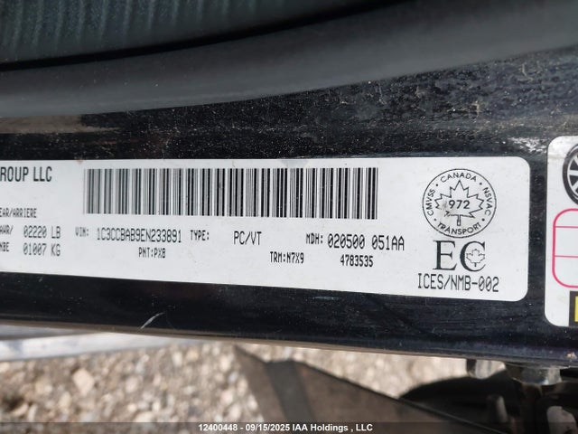 Chrysler 2014 2014 1C3CCBAB9EN233891 Image 9