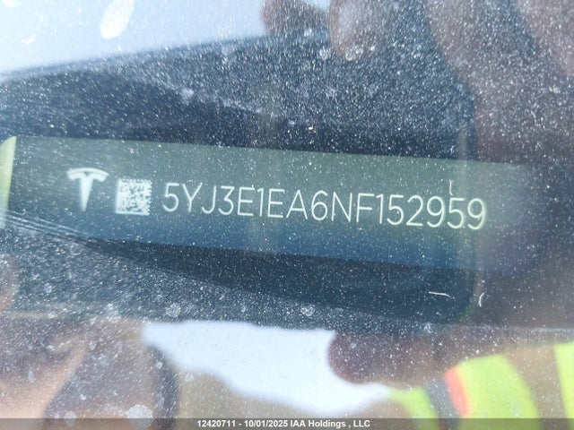Tesla MODEL 3 2022 5YJ3E1EA6NF152959 Image 20