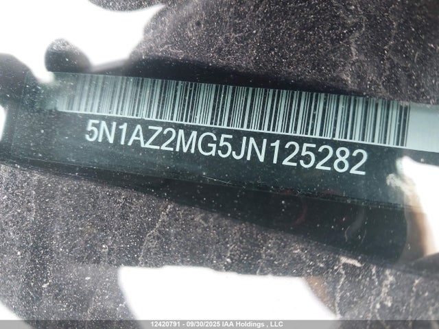 5N1AZ2MG5JN125282 Nissan 2018