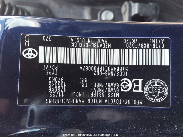 Toyota m20a-fks 2023 5YFB4MDE4PP000674 Image 9