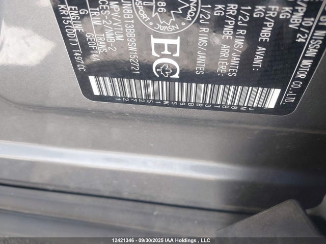 JN8BT3BB9SW152721 Nissan Rogue
