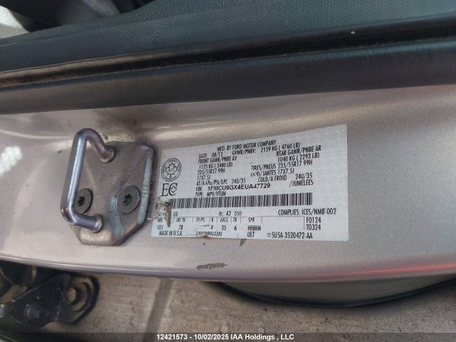1FMCU9GX4EUA47729 Ford 2014
