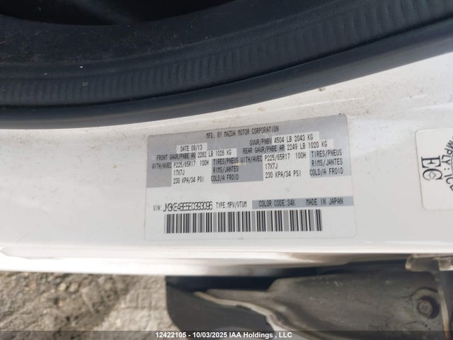 Mazda pe 2014 JM3KE4BE5E0393096 Image 9