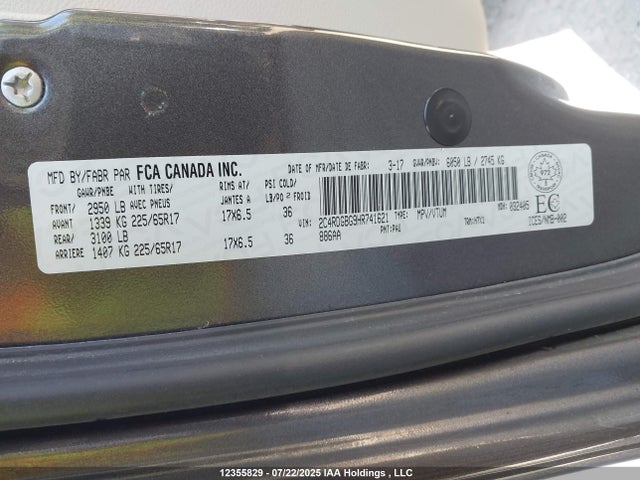 2C4RDGBG9HR741621 Dodge Grand Caravan