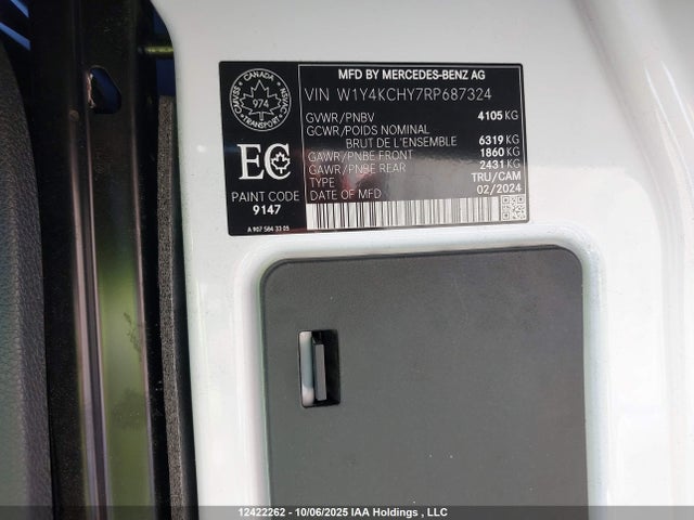 W1Y4KCHY7RP687324 Mercedes-Benz om654