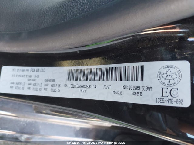 Chrysler 2016 2016 1C3CCCDG2GN193976 Image 18