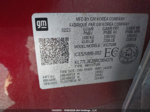 Chevrolet lih 2024 KL77LJE28RC004375 Image 9