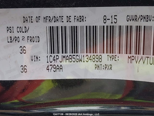 1C4PJMAB5GW134898 Jeep 2016