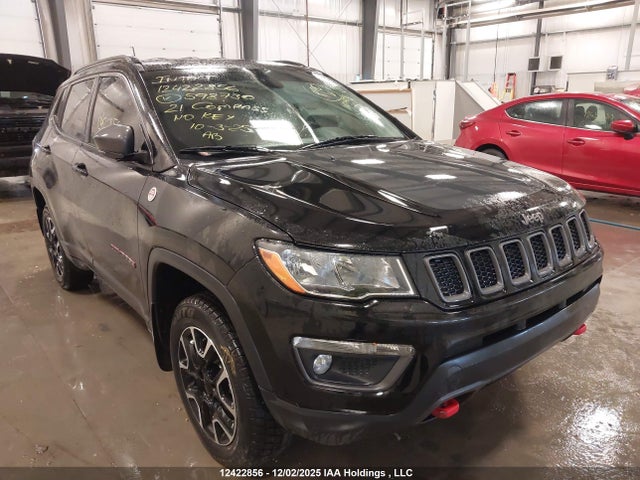 Aukcja sprzedaży 2021 Jeep Compass Trailhawk, vin: 3C4NJDDB1MT598730, numer aukcji: 12422856