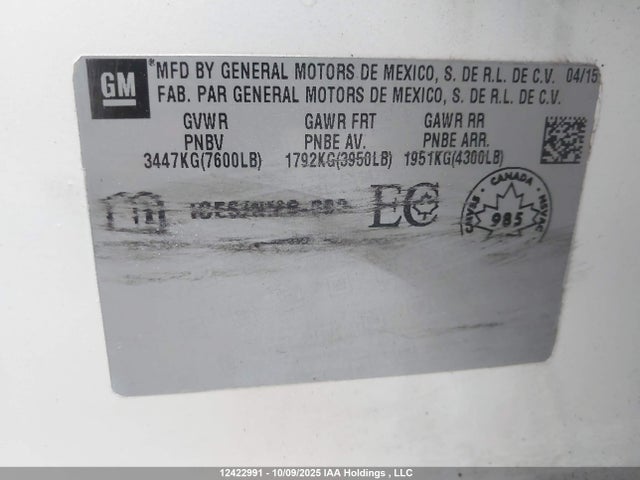 3GTU2VEJ8FG366092 GMC l86 - vvt, afm, e85 max, aluminum
