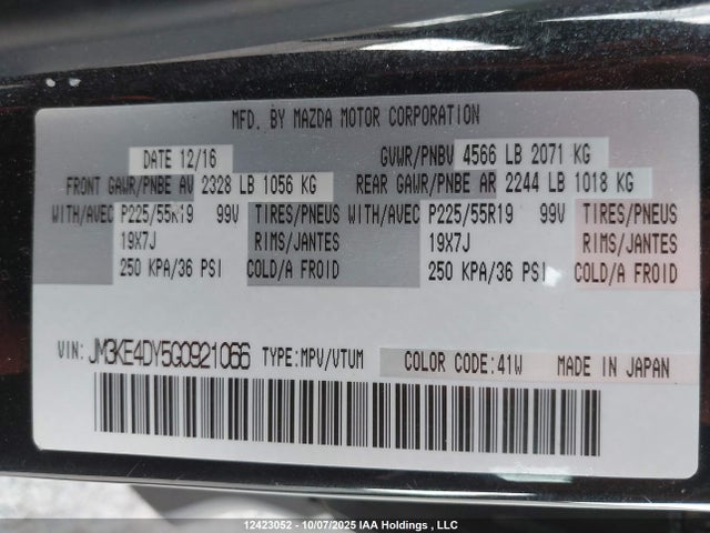 JM3KE4DY5G0921066 Mazda py