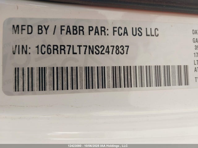 RAM 1500 2022 1C6RR7LT7NS247837 Image 9