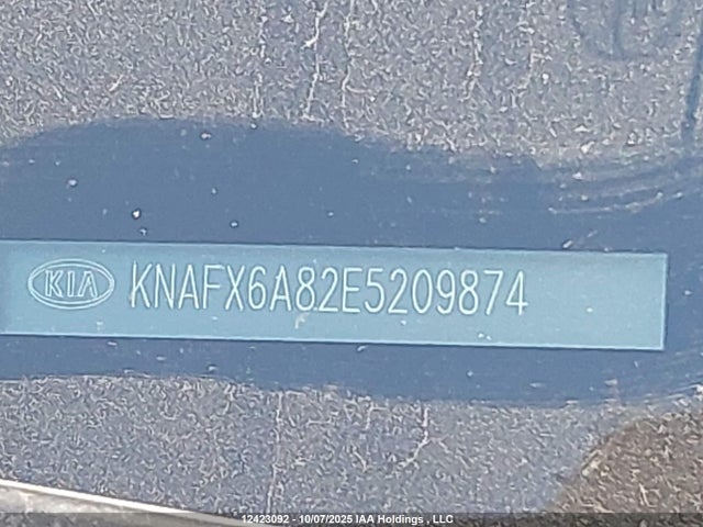 KNAFX6A82E5209874 KIA Forte