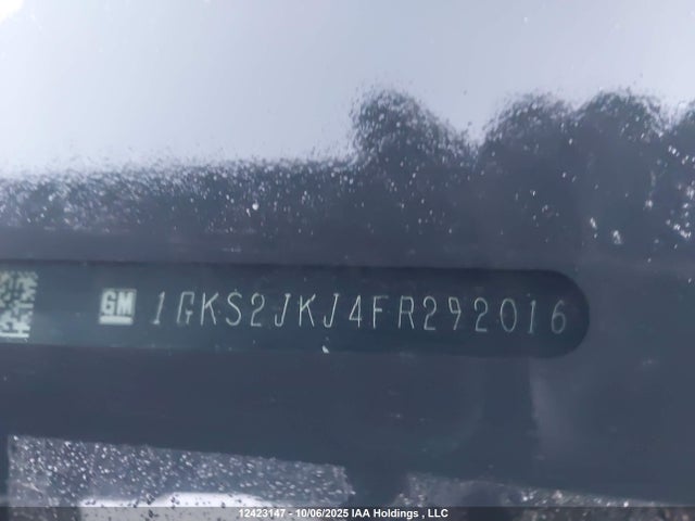 1GKS2JKJ4FR292016 GMC l86 - vvt, afm, e85 max, aluminum