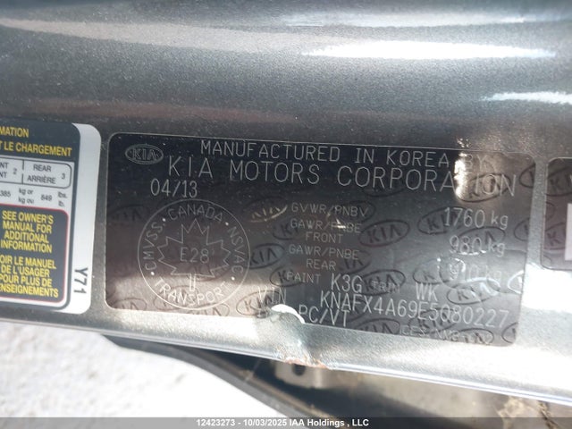 KIA Forte 2014 KNAFX4A69E5080227 Image 9