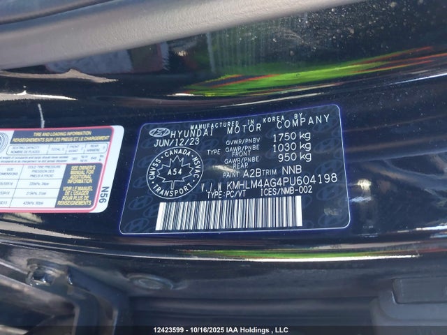 2023 Hyundai Elantra Sel მანქანა იყიდება აუქციონზე, vin: KMHLM4AG4PU604198, აუქციონის ნომერი: 12423599