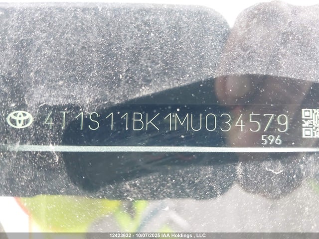 4T1S11BK1MU034579 Toyota a25a-fks