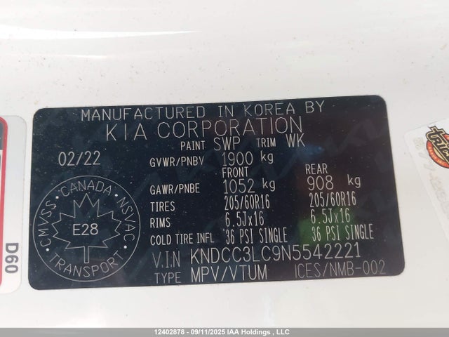 KIA gdi 2022 KNDCC3LC9N5542221 Image 9