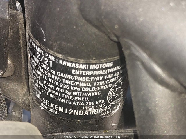 Kawasaki 2022 2022 ML5EXEM12NDA68542 Image 14