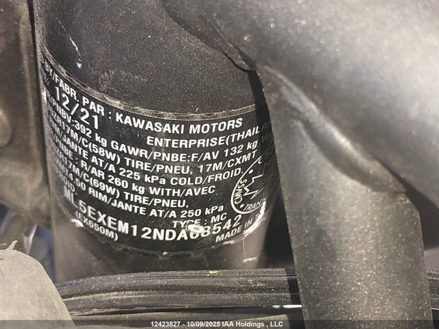 Kawasaki 2022 2022 ML5EXEM12NDA68542 Image 15