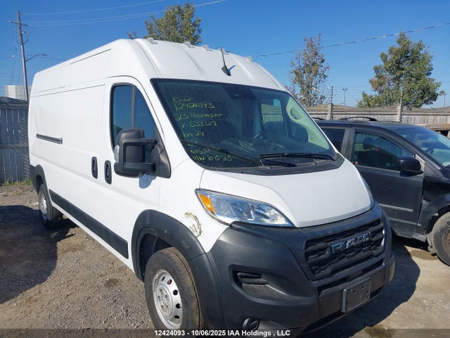 12424093 :رقم المزاد ، 3C6LRVDG2PE533127 vin ، 2023 Ram Promaster 2500 2500 High مزاد بيع