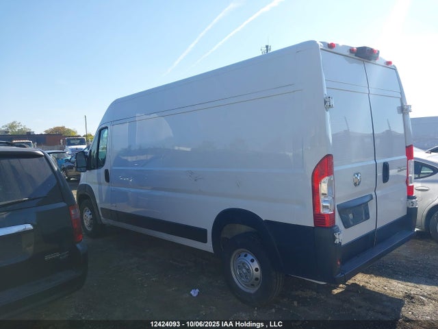 12424093 :رقم المزاد ، 3C6LRVDG2PE533127 vin ، 2023 Ram Promaster 2500 2500 High مزاد بيع