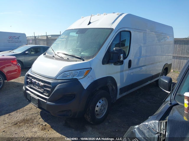12424093 :رقم المزاد ، 3C6LRVDG2PE533127 vin ، 2023 Ram Promaster 2500 2500 High مزاد بيع