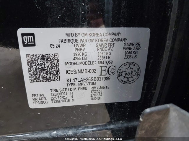 Buick lih 2025 KL47LAE26SB037089 Image 9