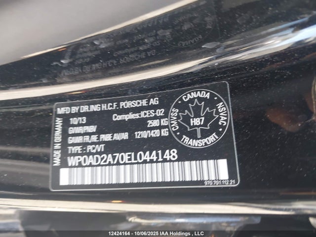 Porsche Panamera 2014 WP0AD2A70EL044148 Image 9