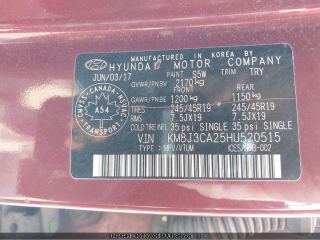 Hyundai Tucson 2017 KM8J3CA25HU520515 Image 19