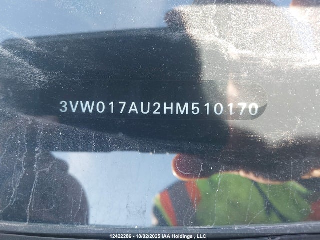 3VW017AU2HM510170 Volkswagen 1.8 tsi