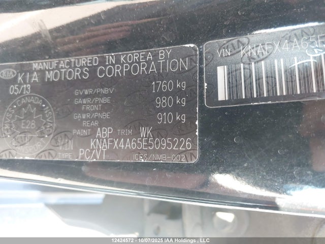 KIA Forte 2014 KNAFX4A65E5095226 Image 9