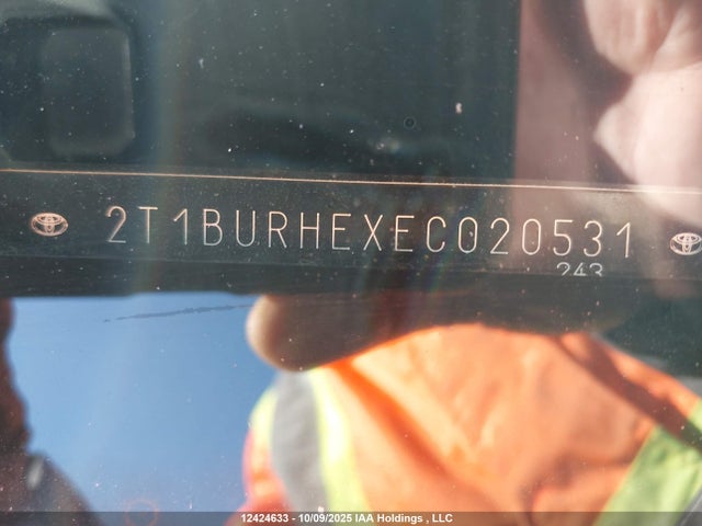 2T1BURHEXEC020531 Toyota 2zr-fe