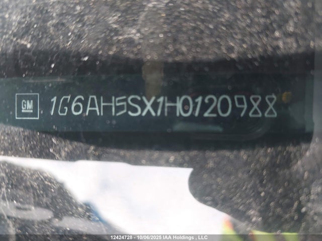 1G6AH5SX1H0120988 Cadillac Ats Turbo Luxury
