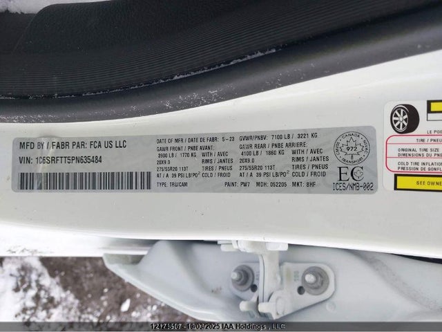 RAM 1500 Sport 2023 1C6SRFTT5PN635484 Image 31